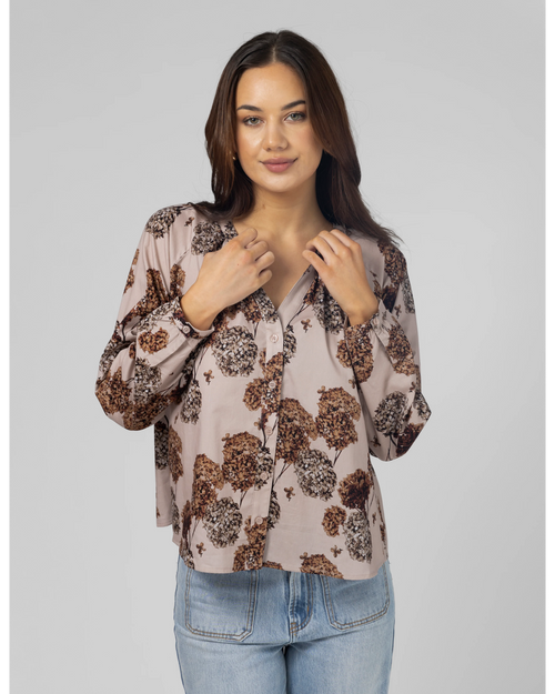 Stella and Gemma Connie Blouse Blush Hydrangea