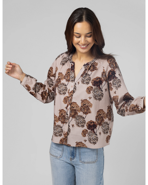 Stella and Gemma Connie Blouse Blush Hydrangea