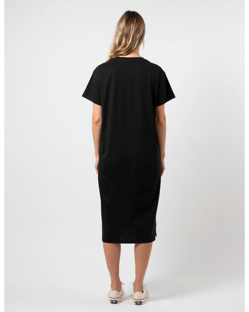 Stella and Gemma Dusty Rose Cross Maxi T Shirt Dress