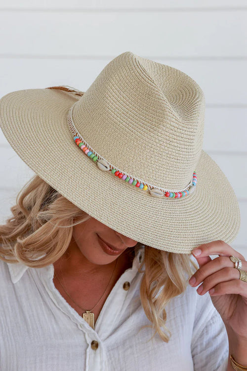 FS Panama Hat Multi Beads