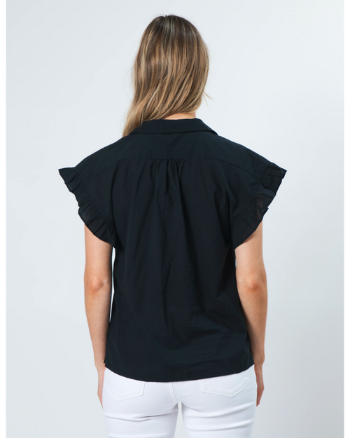 Stella and Gemma Heather Blouse Black