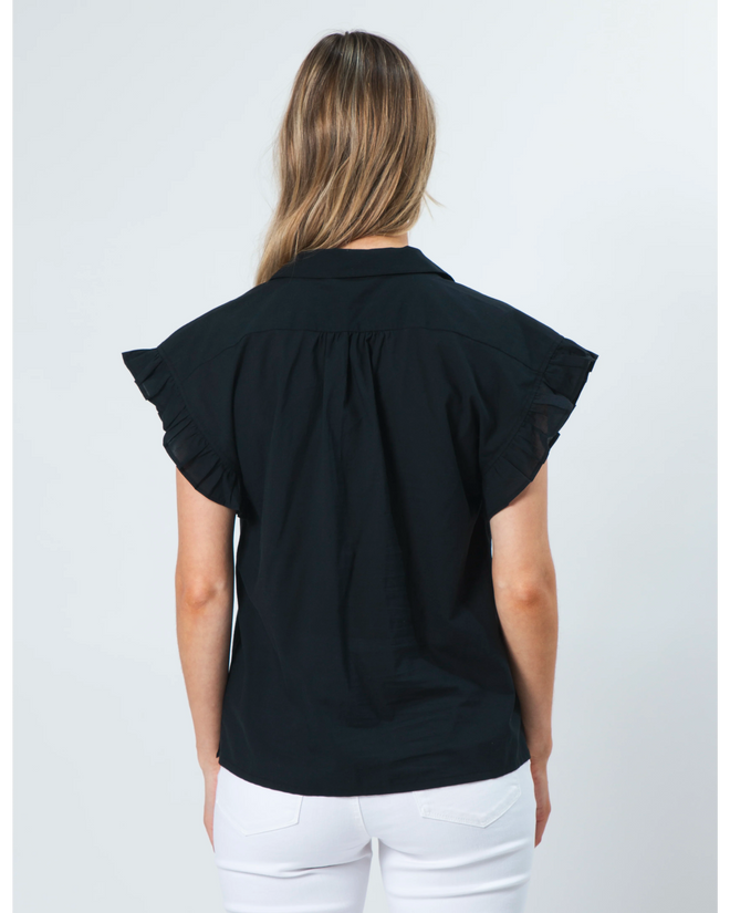 Stella and Gemma Heather Blouse Black