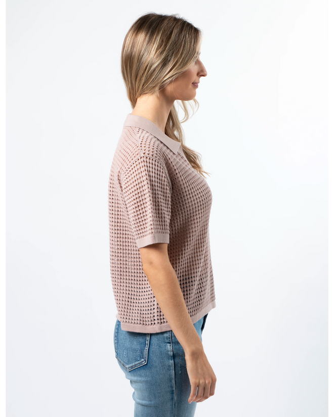 Stella and Gemma Jonah Knit Top Blush