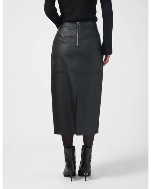 Stella and Gemma Josie Black Croc Skirt