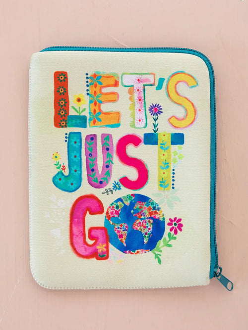 Travel Document Pouch - Let's Just Go!