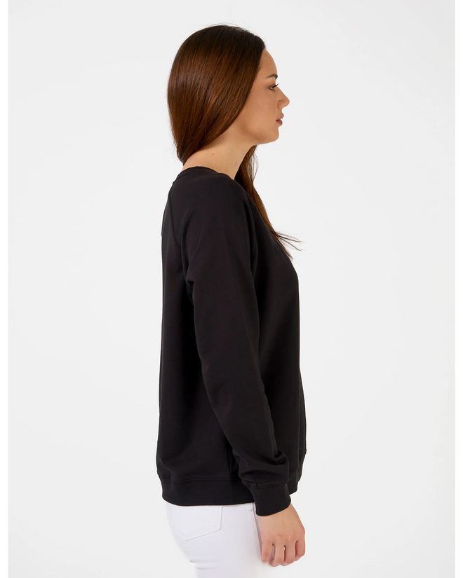 PREORDER -  Stella and Gemma Logo Black Classic  Sweatshirt - DUE END JANUARY