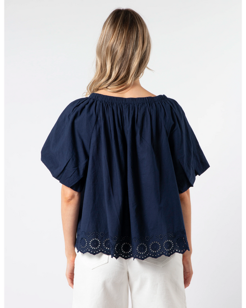 Stella and Gemma Paros Blouse Navy