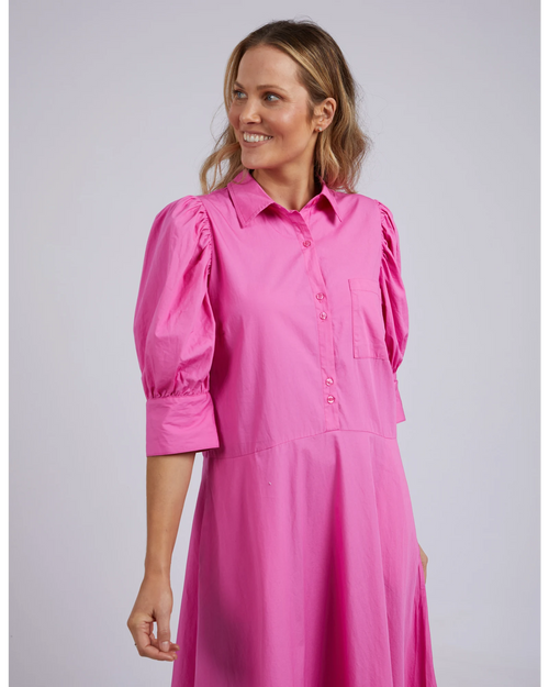 Elm Primrose Dress Super Pink