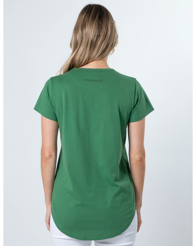 Stella and Gemma Vintage Green Floral T Shirt