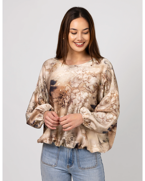 Stella and Gemma Verity Blouse Winter Watercolour